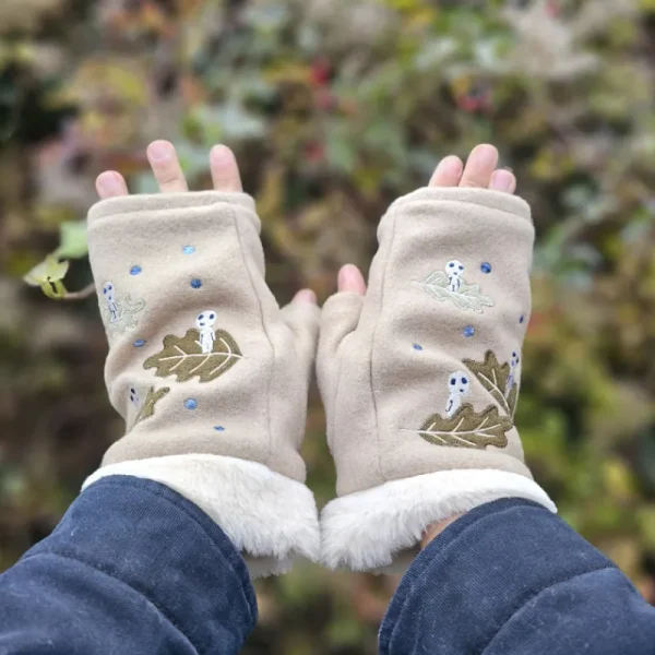 Flash Sale Mitaines Kodama - Princesse Mononoké Textile