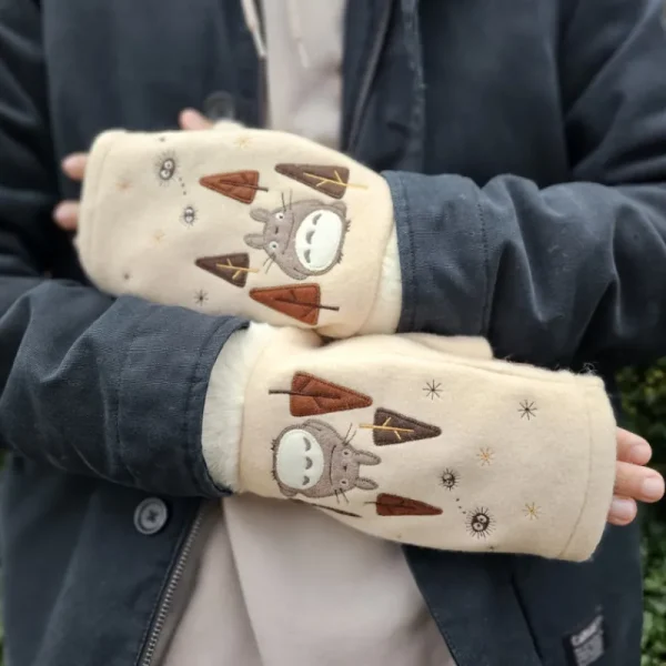 Online Mitaines Totoro sapins - Mon Voisin Totoro Textile