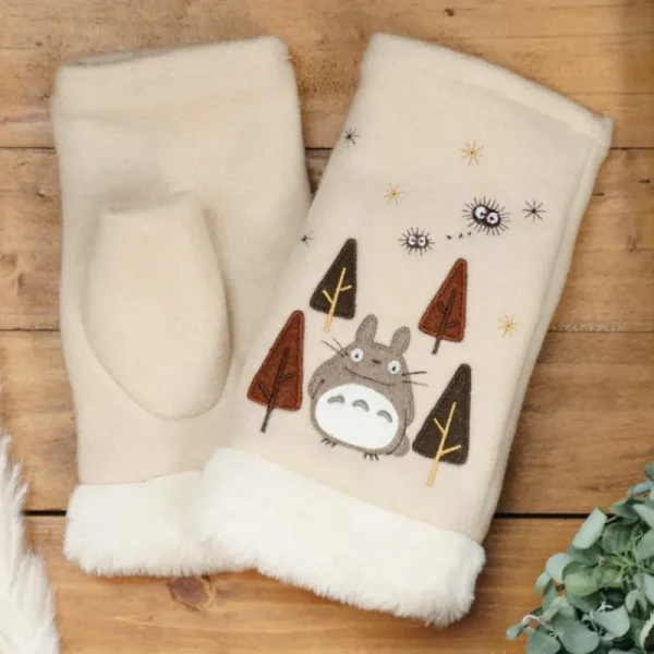 Online Mitaines Totoro sapins - Mon Voisin Totoro Textile