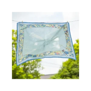 Shop Mouchoir Chemin du vent bleu - Le Château dans le ciel Textile
