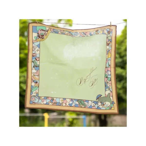 Clearance Mouchoir Chemin du vent vert clair - Mon Voisin Totoro Textile