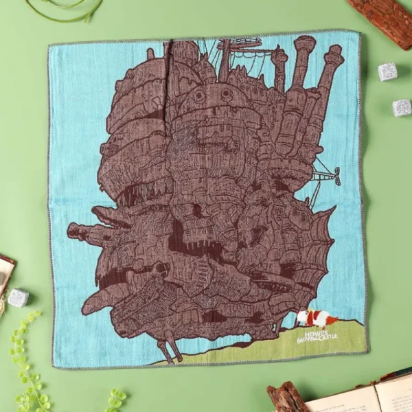 Flash Sale Mouchoir Imabari Château de Hauru 40x40 cm - Le Château ambulant Textile