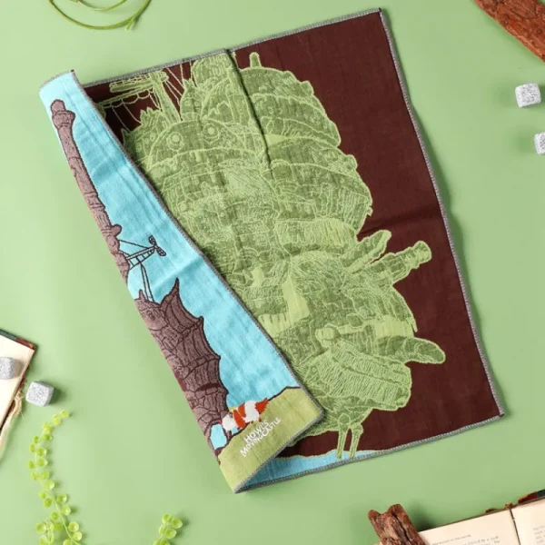 Flash Sale Mouchoir Imabari Château de Hauru 40x40 cm - Le Château ambulant Textile