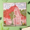 Outlet Mouchoir Imabari Maison de Satsuki & Mei 40x40 cm - Mon Voisin Totor Textile