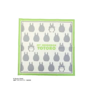Shop Mouchoir Silhouette Totoro Gris 43 x 43 cm - Mon VoisinTotoro Textile