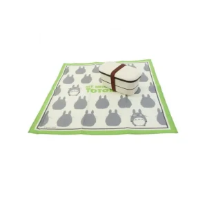 Shop Mouchoir Silhouette Totoro Gris 43 x 43 cm - Mon VoisinTotoro Textile