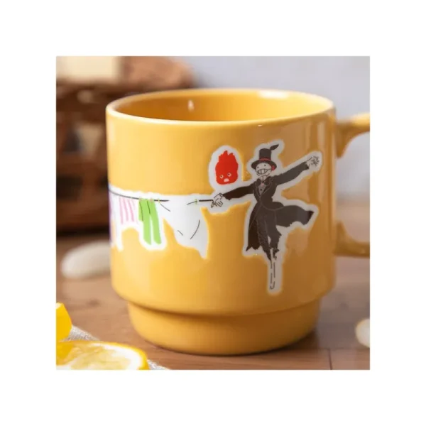 Sale Mug couleur gauffré Grande lessive - Le Château ambulant Cuisine Et Table