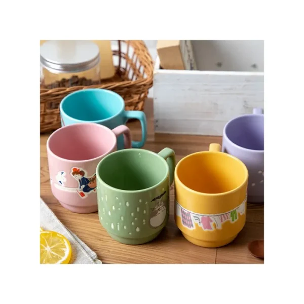 Shop Mug couleur gauffré Kiki vole - Kiki la petite sorcière Cuisine Et Table