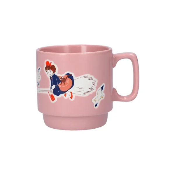 Shop Mug couleur gauffré Kiki vole - Kiki la petite sorcière Cuisine Et Table