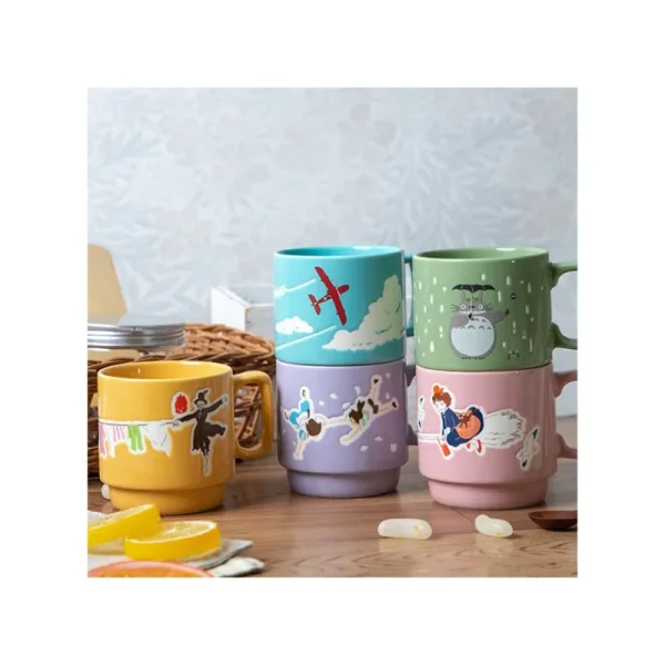 Shop Mug couleur gauffré Kiki vole - Kiki la petite sorcière Cuisine Et Table