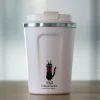 Fashion Mug Isotherme 350ml Rose mat - Kiki la petite sorcière Cuisine Et Table