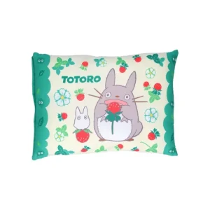 New Oreiller Totoro Fraises 28 x 39 cm - Mon Voisin Totoro Mobilier