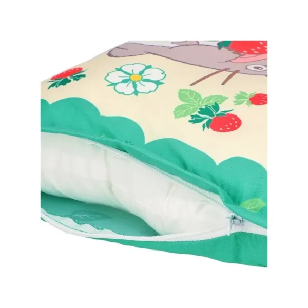 New Oreiller Totoro Fraises 28 x 39 cm - Mon Voisin Totoro Mobilier