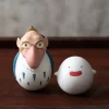Outlet Pack 2 Figurines Roly-poly Héron & Warawara - Le Garçon et le Héron Jouets