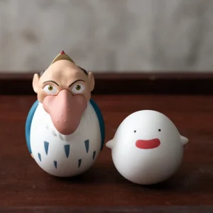 Outlet Pack 2 Figurines Roly-poly Héron & Warawara - Le Garçon et le Héron Jouets