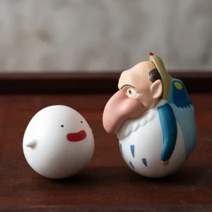 Outlet Pack 2 Figurines Roly-poly Héron & Warawara - Le Garçon et le Héron Jouets