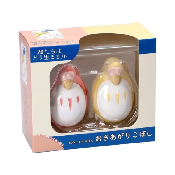 Shop Pack 2 Figurines Roly-poly Perruches Rouge & Jaune - Le Garçon et le Jouets