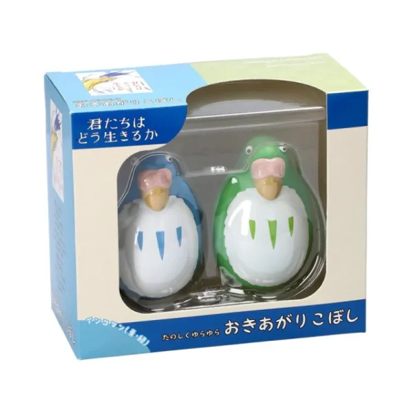 Shop Pack 2 Figurines Roly-poly Perruches Bleu & Vert - Le Garçon et le Héron Jouets