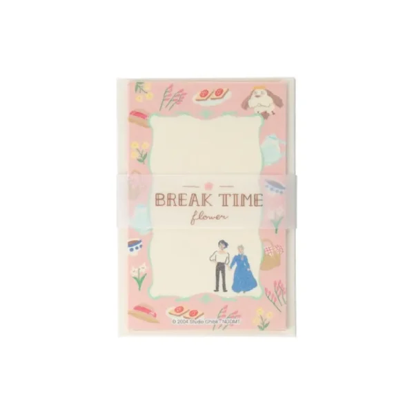 Best Sale Papier à lettres Break Time Fleurs - Le Château ambulant Cartes Postales Et Papier À Lettres