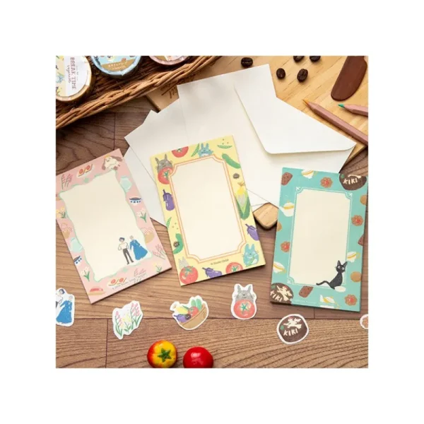 Flash Sale Papier à lettres Break Time Légumes - Mon Voisin Totoro Cartes Postales Et Papier À Lettres