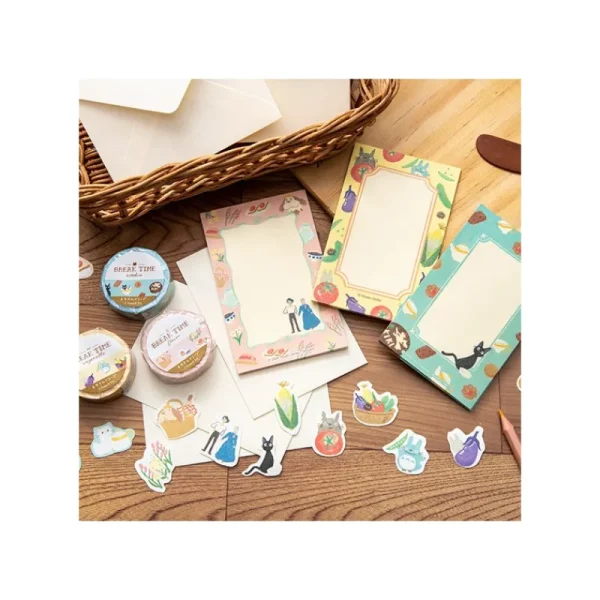 Flash Sale Papier à lettres Break Time Légumes - Mon Voisin Totoro Cartes Postales Et Papier À Lettres