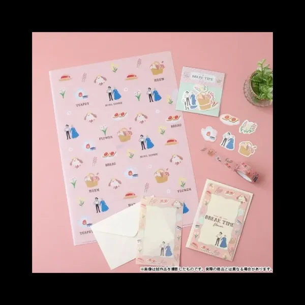Best Sale Papier à lettres Break Time Fleurs - Le Château ambulant Cartes Postales Et Papier À Lettres