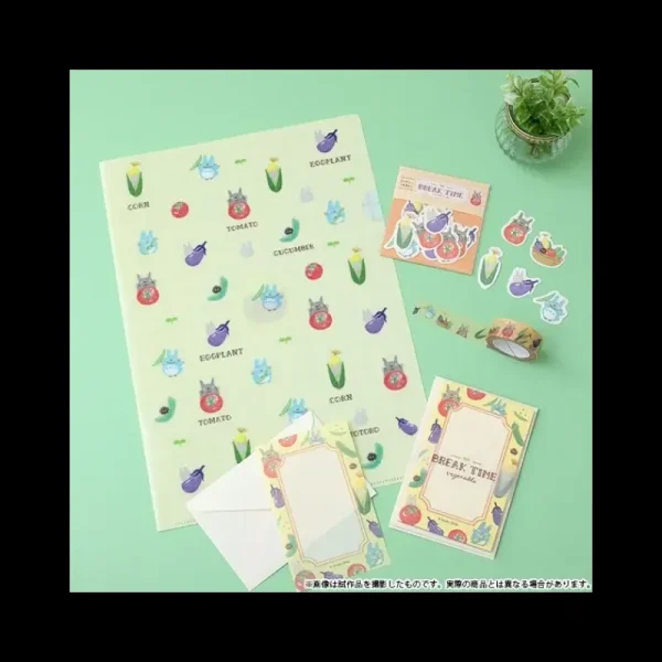 Flash Sale Papier à lettres Break Time Légumes - Mon Voisin Totoro Cartes Postales Et Papier À Lettres