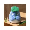 Best Peluche Nakayoshi Totoro Bleu avec feuille - Mon Voisin Totoro Peluches Nakayoshi