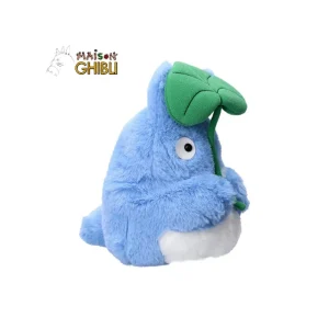 Best Peluche Nakayoshi Totoro Bleu avec feuille - Mon Voisin Totoro Peluches Nakayoshi