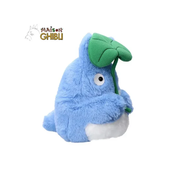 Best Peluche Nakayoshi Totoro Bleu avec feuille - Mon Voisin Totoro Peluches Nakayoshi