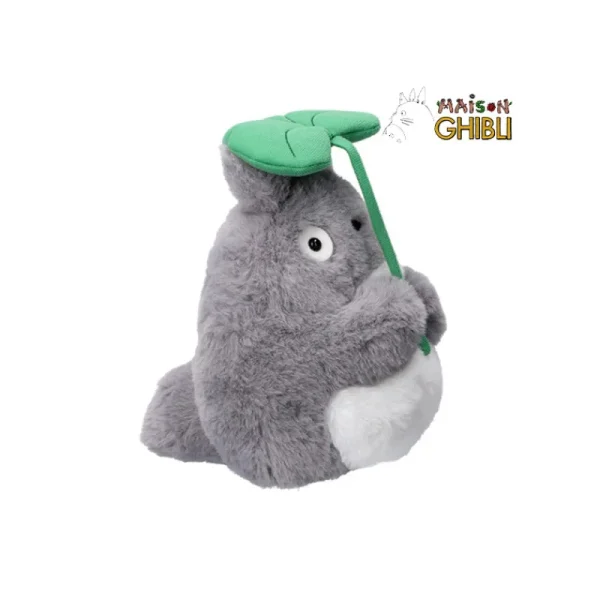 Discount Peluche Nakayoshi Totoro Gris avec feuille - Mon Voisin Totoro Peluches Nakayoshi