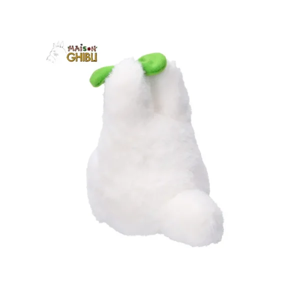 Shop Peluche Nakayoshi Totoro Blanc avec feuille - Mon Voisin Totoro Peluches Nakayoshi