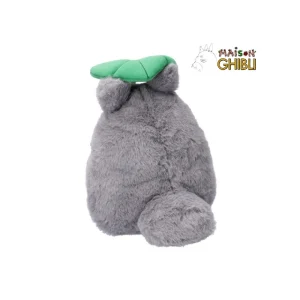Discount Peluche Nakayoshi Totoro Gris avec feuille - Mon Voisin Totoro Peluches Nakayoshi