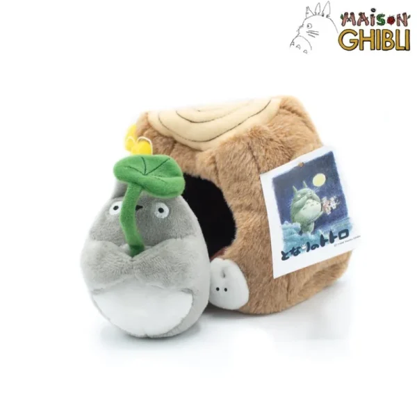 New Peluche Totoro Dans Un Tronc D'Arbre - Mon Voisin Totoro Peluches Classiques