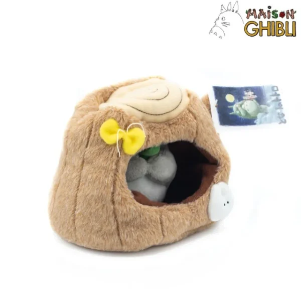 New Peluche Totoro Dans Un Tronc D'Arbre - Mon Voisin Totoro Peluches Classiques