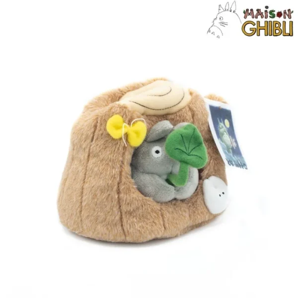 New Peluche Totoro Dans Un Tronc D'Arbre - Mon Voisin Totoro Peluches Classiques