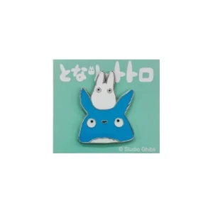 New Pins Totoro Bleu et Blanc Gros Plan – Mon Voisin Totoro Pins