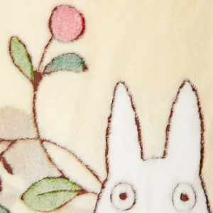 Outlet Plaid Feuilles et noisettes 70x100 cm - Mon Voisin Totoro Linge De Maison