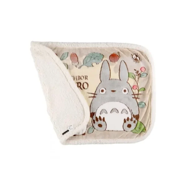 Clearance Plaid Feuilles et noisettes - Mon Voisin Totoro Linge De Maison