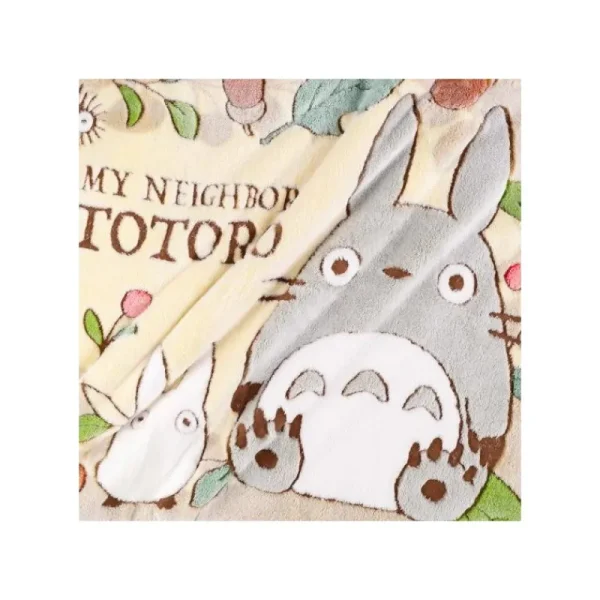 Clearance Plaid Feuilles et noisettes - Mon Voisin Totoro Linge De Maison