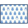 Cheap Plaid Silhouette Totoro Bleu 70x100 cm - Mon Voisin Totoro Linge De Maison