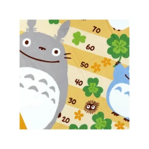 Shop Plaid Totoro Trèfles 90x90 cm - Mon Voisin Totoro Linge De Maison