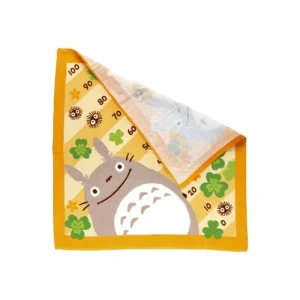 Shop Plaid Totoro Trèfles 90x90 cm - Mon Voisin Totoro Linge De Maison