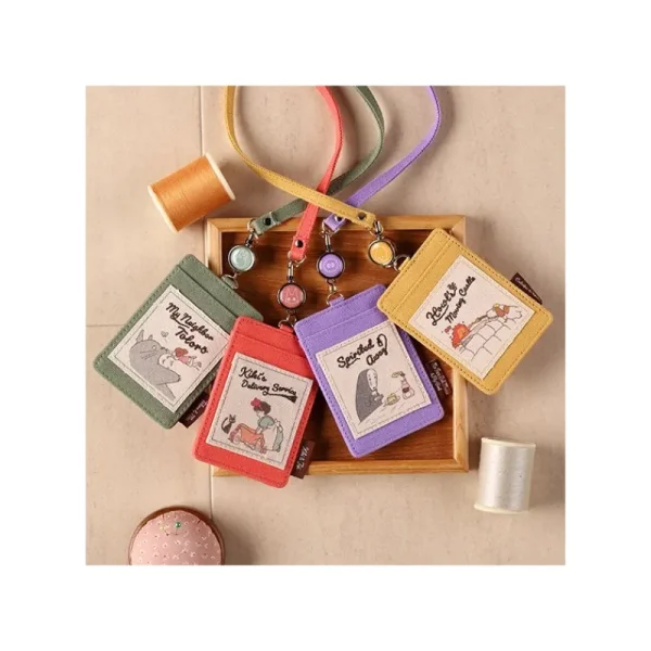 Best Sale Pochette porte-carte Calcifer & Hinh - Le Château ambulant Accessoires