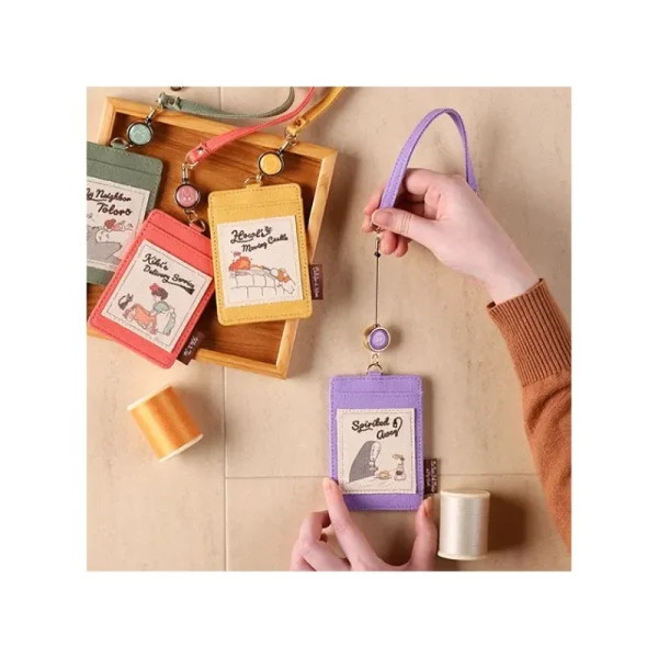 Best Sale Pochette porte-carte Calcifer & Hinh - Le Château ambulant Accessoires
