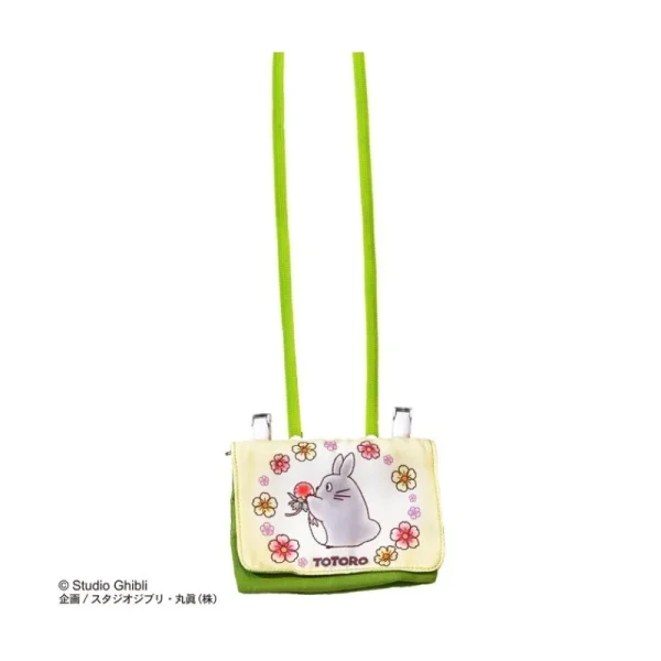 Fashion Pochette Totoro Fleurs 11x14,5x3 cm - Mon Voisin Totoro Accessoires