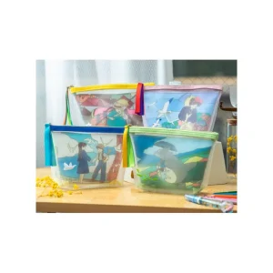 Cheap Pochette transparente brodée - Le Château dans le ciel Accessoires