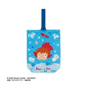 Shop Pochon Ponyo dans la mer 29x22 - Ponyo sur la falaise Sacs