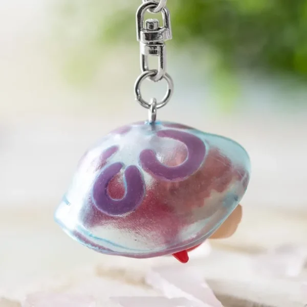 New Porte-clés 3D Ponyo et méduse - Ponyo sur la falaise Porte-Clés