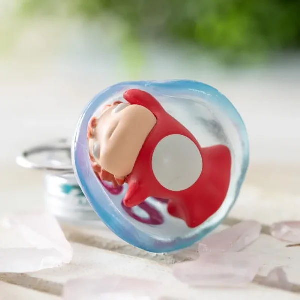 New Porte-clés 3D Ponyo et méduse - Ponyo sur la falaise Porte-Clés